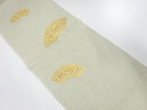 正絹　刺繍　帯揚げ